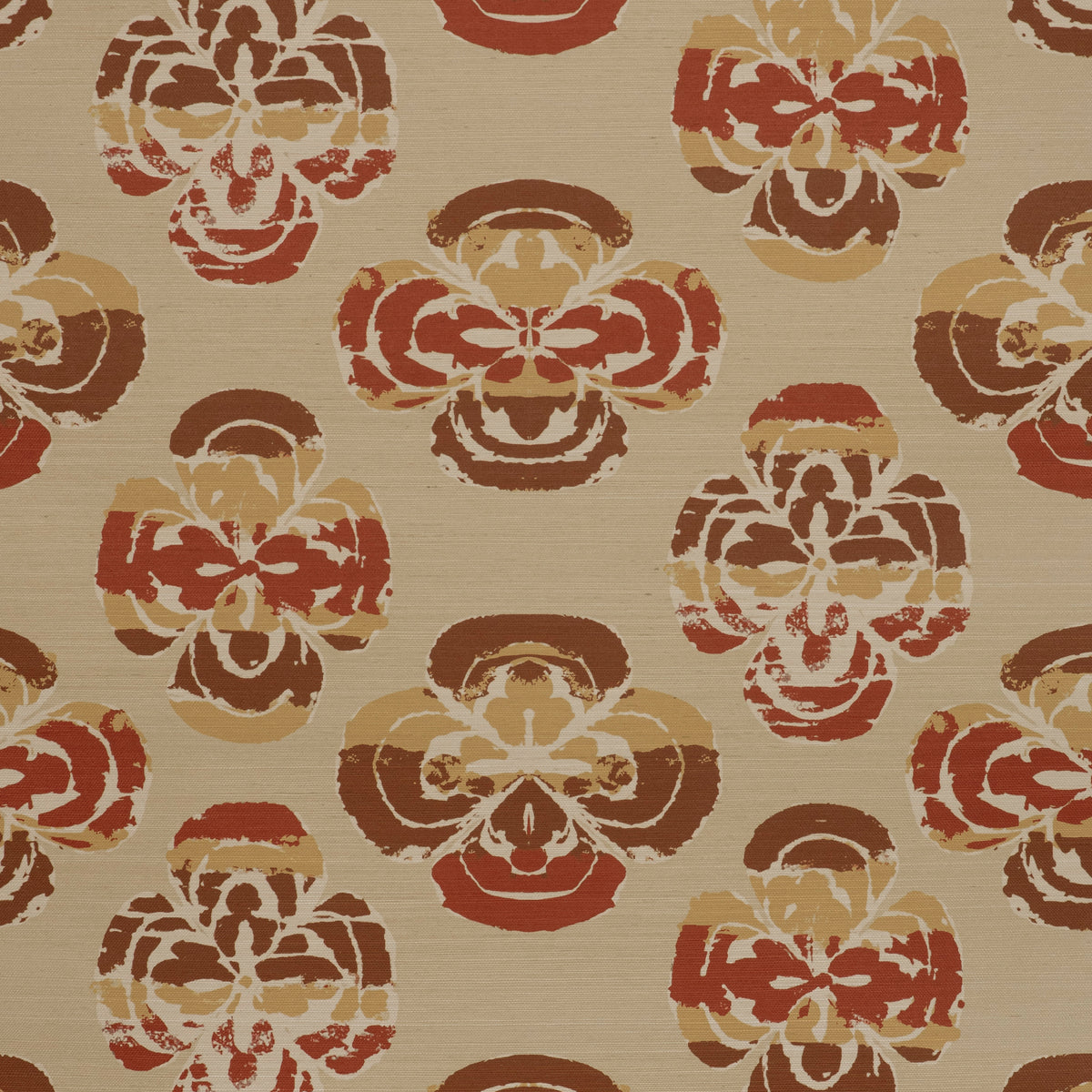 Palace Bloom Wallpaper - Burnt Orange