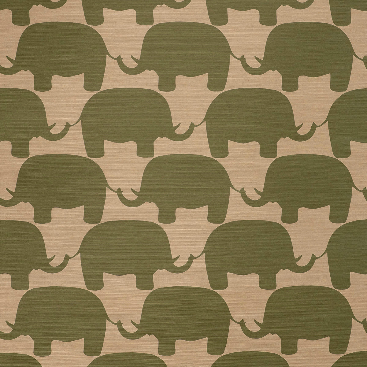 Elephant Wallpaper - Green