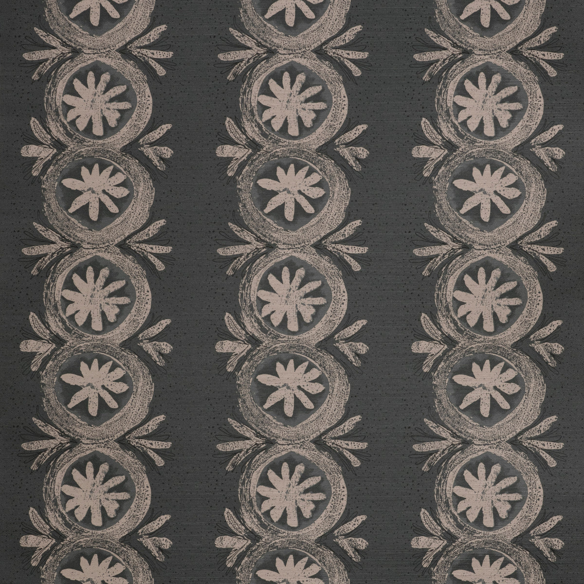Flower Circle Wallpaper - Midnight