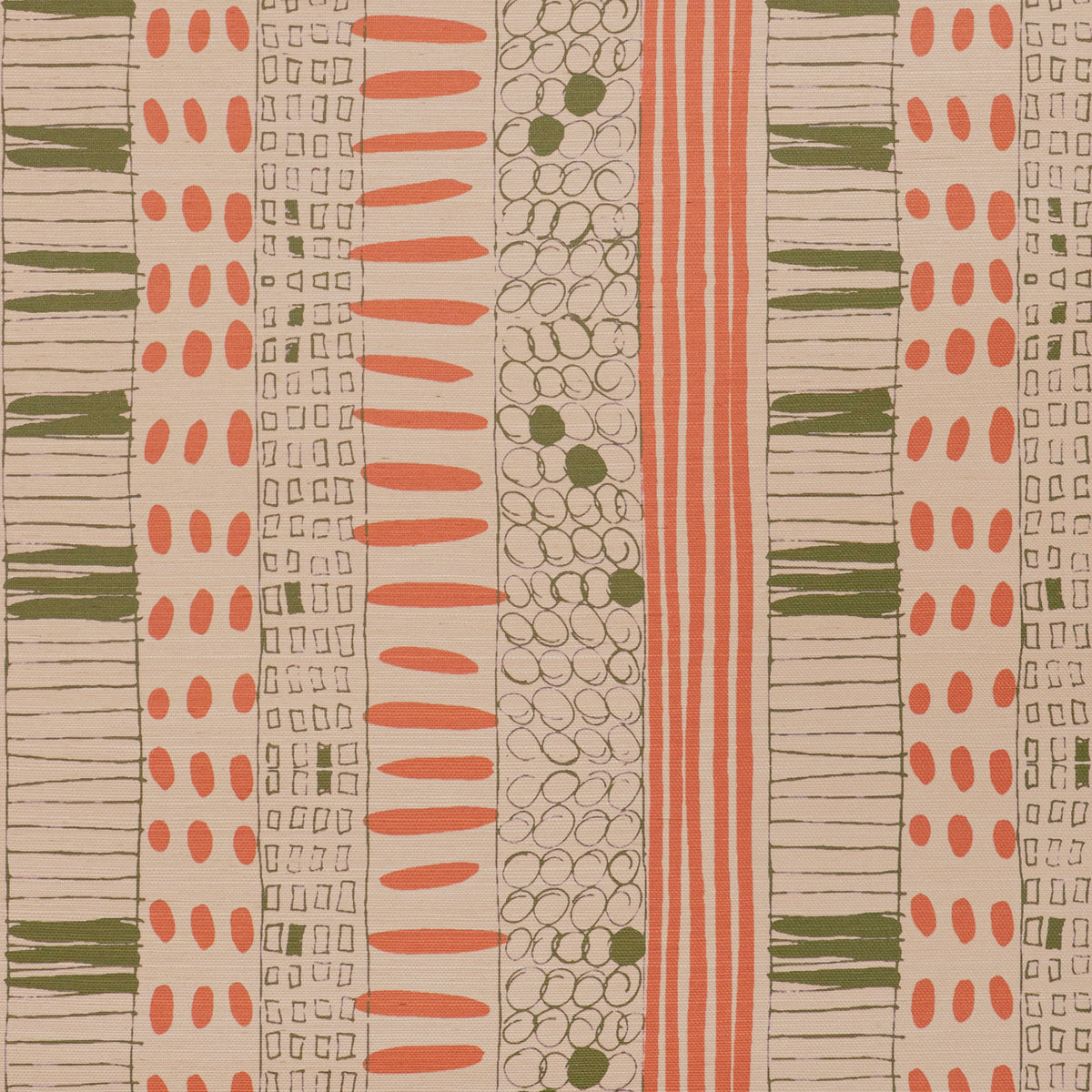 Rhythm Wallpaper - Clover Green