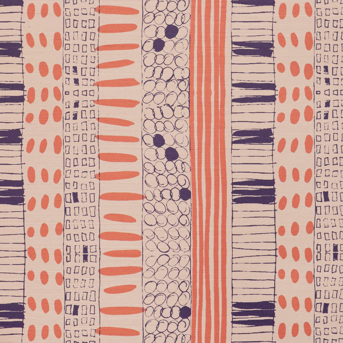 Rhythm Wallpaper - French Blue